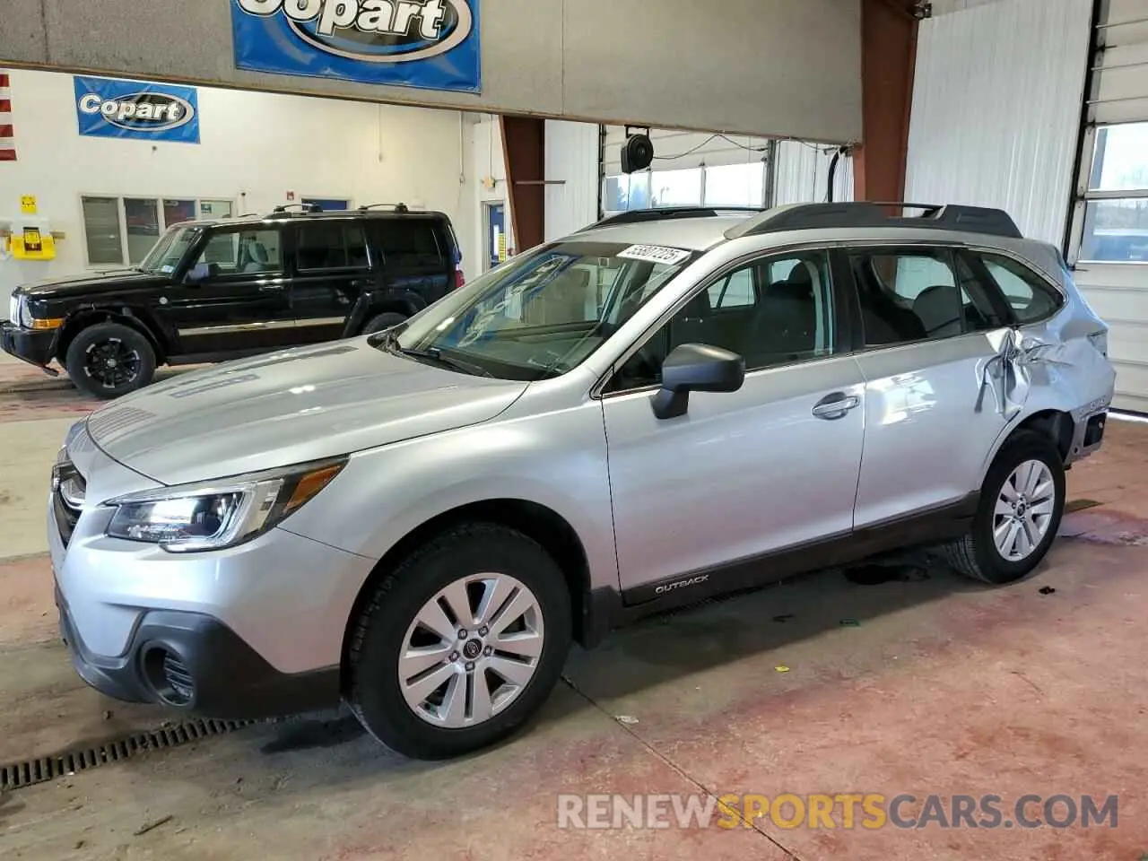 1 Photograph of a damaged car 4S4BSABCXK3380364 SUBARU OUTBACK 2019