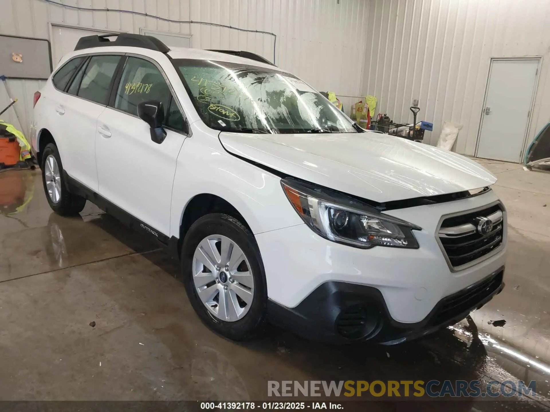 1 Photograph of a damaged car 4S4BSABCXK3387492 SUBARU OUTBACK 2019