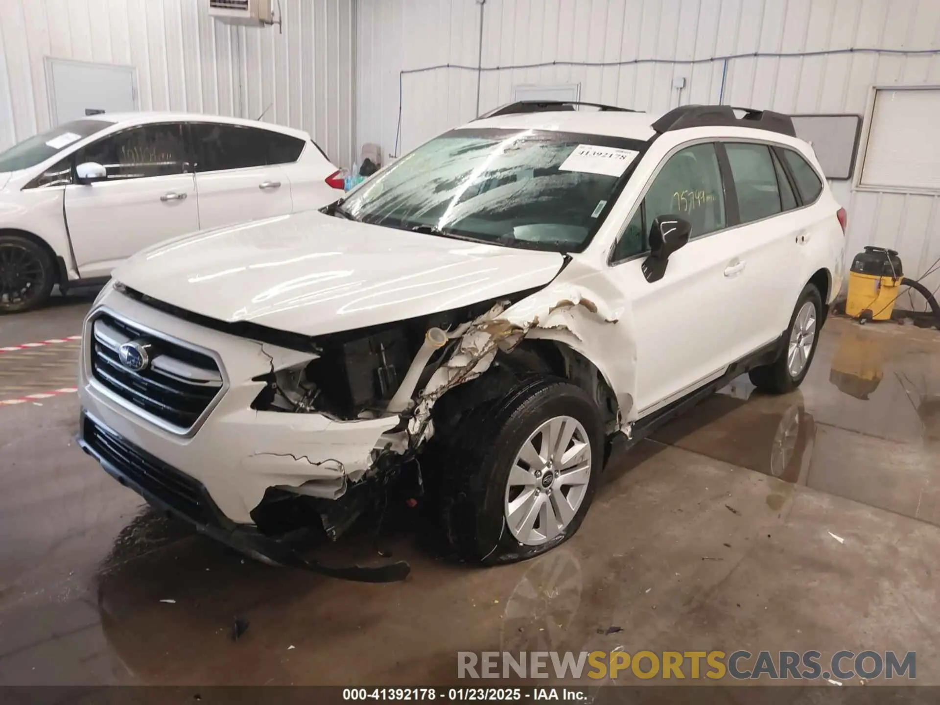 2 Photograph of a damaged car 4S4BSABCXK3387492 SUBARU OUTBACK 2019