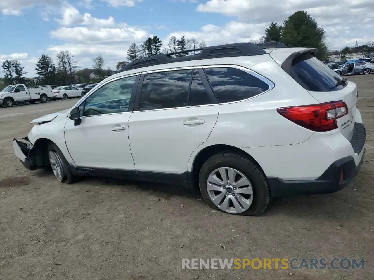 2 Photograph of a damaged car 4S4BSAFC0K3249082 SUBARU OUTBACK 2019