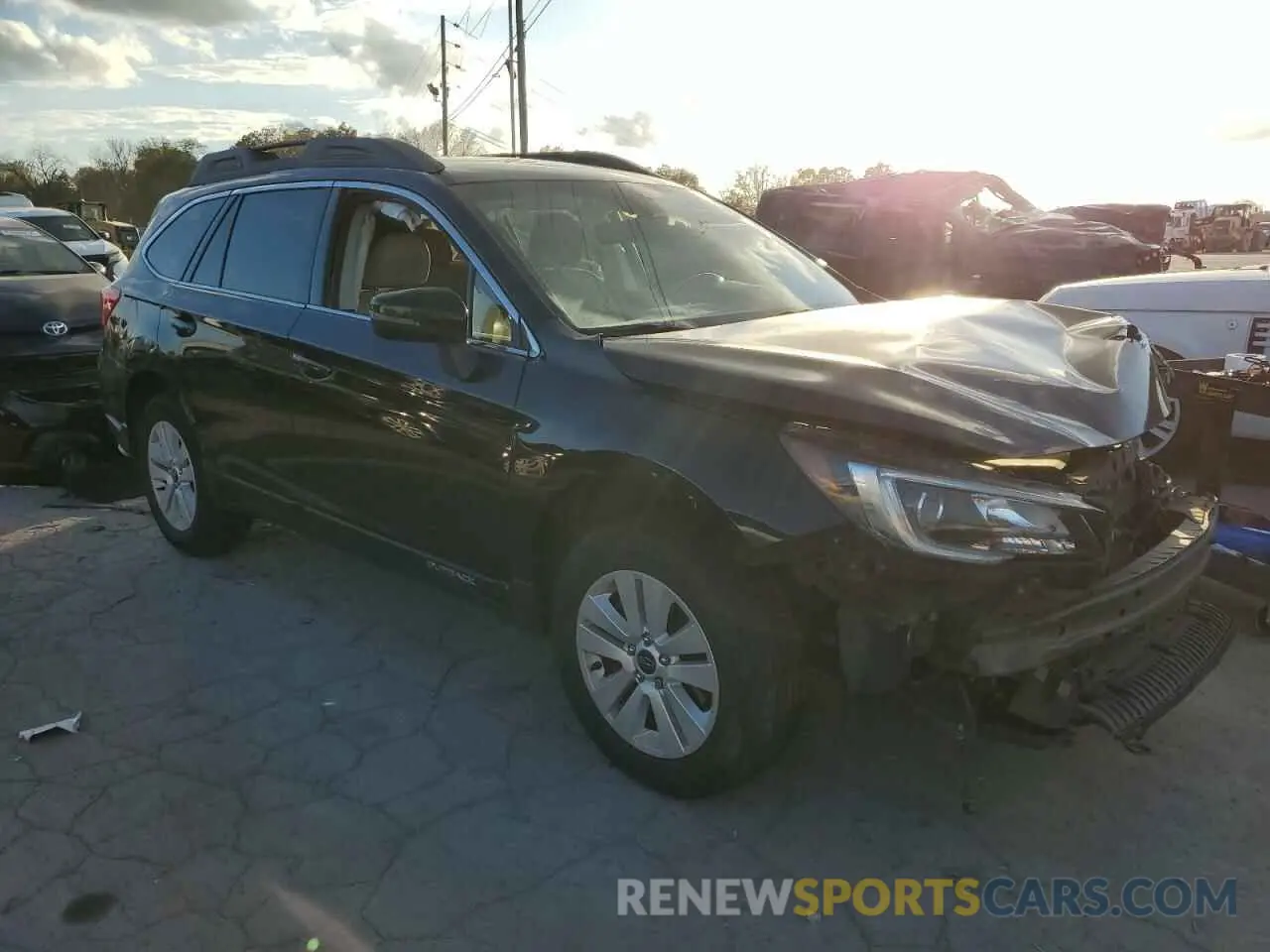 4 Photograph of a damaged car 4S4BSAFC0K3322693 SUBARU OUTBACK 2019