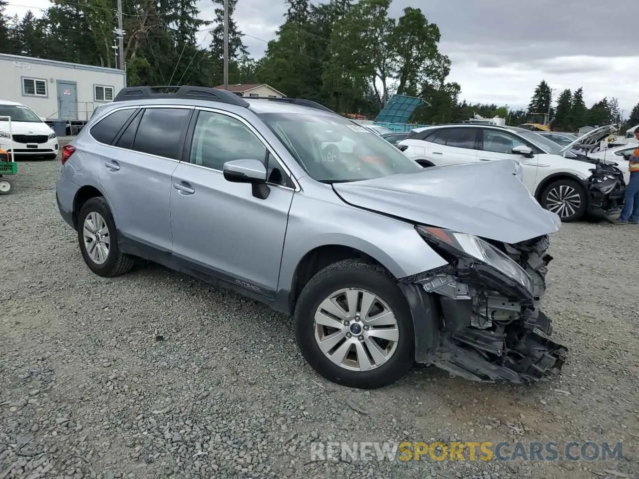 4 Photograph of a damaged car 4S4BSAFC0K3374437 SUBARU OUTBACK 2019