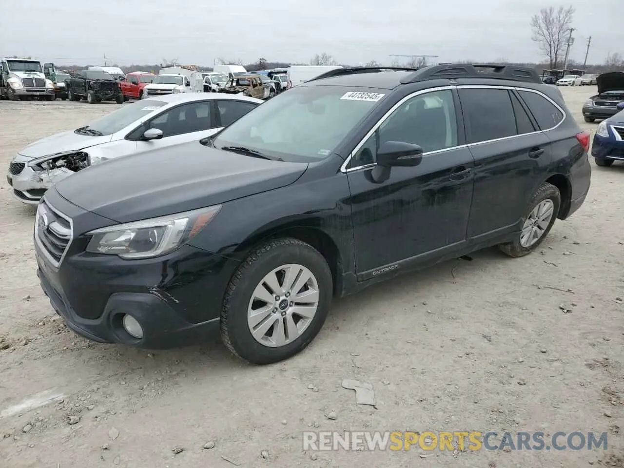 1 Photograph of a damaged car 4S4BSAFC0K3398012 SUBARU OUTBACK 2019
