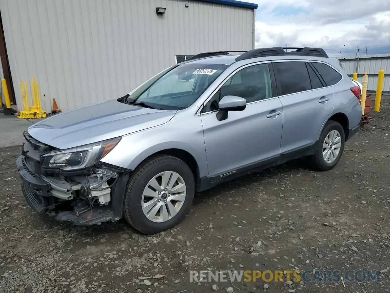 1 Photograph of a damaged car 4S4BSAFC1K3202398 SUBARU OUTBACK 2019