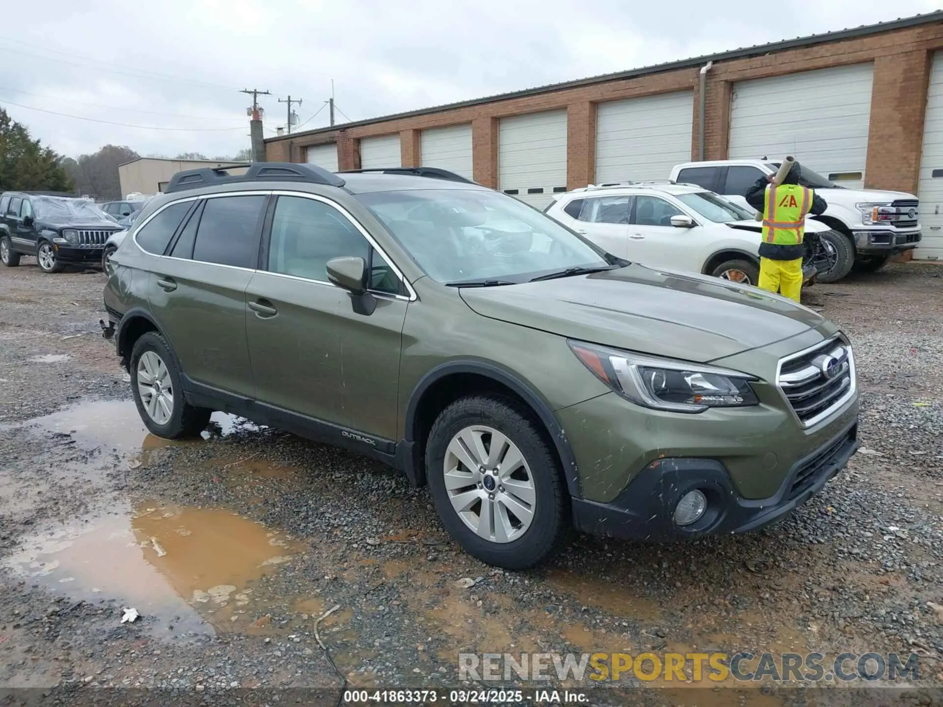 1 Photograph of a damaged car 4S4BSAFC1K3261967 SUBARU OUTBACK 2019