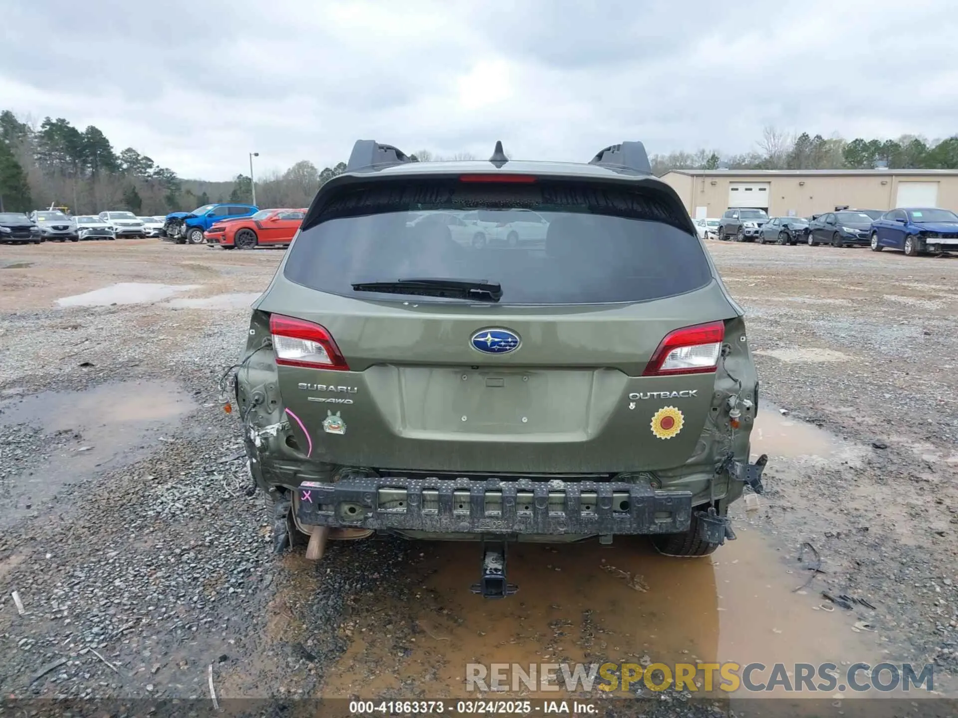 16 Photograph of a damaged car 4S4BSAFC1K3261967 SUBARU OUTBACK 2019