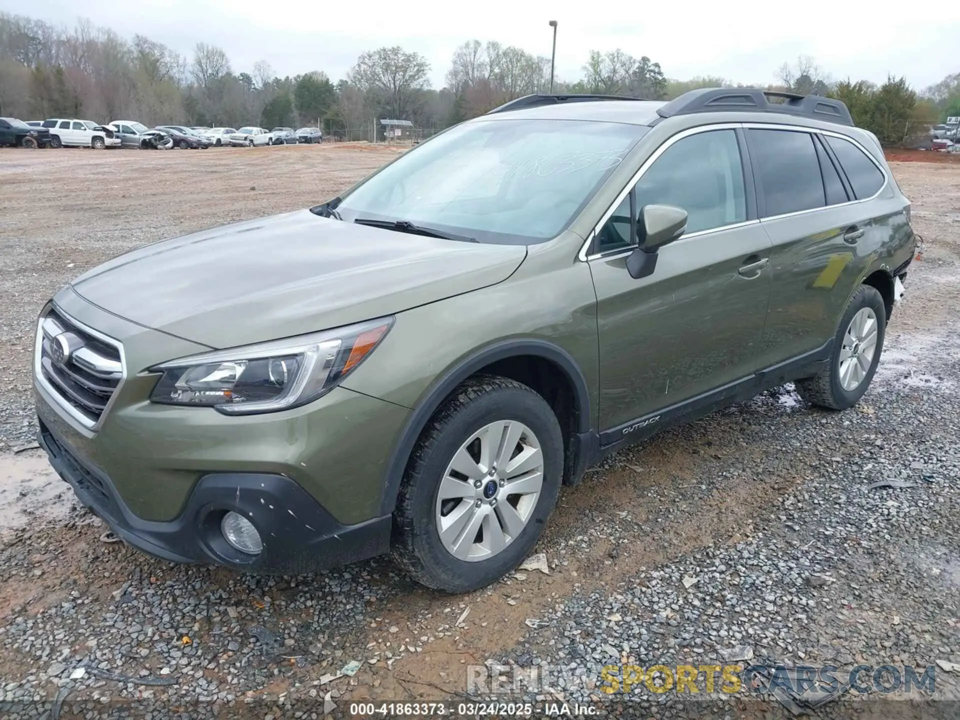 2 Photograph of a damaged car 4S4BSAFC1K3261967 SUBARU OUTBACK 2019
