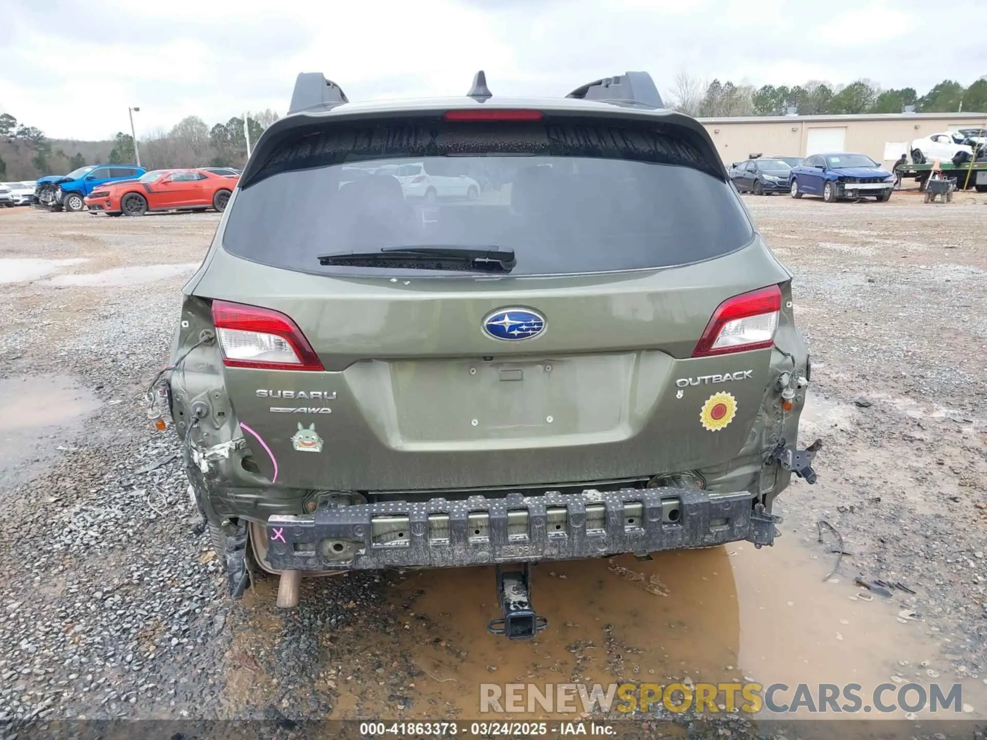 6 Photograph of a damaged car 4S4BSAFC1K3261967 SUBARU OUTBACK 2019