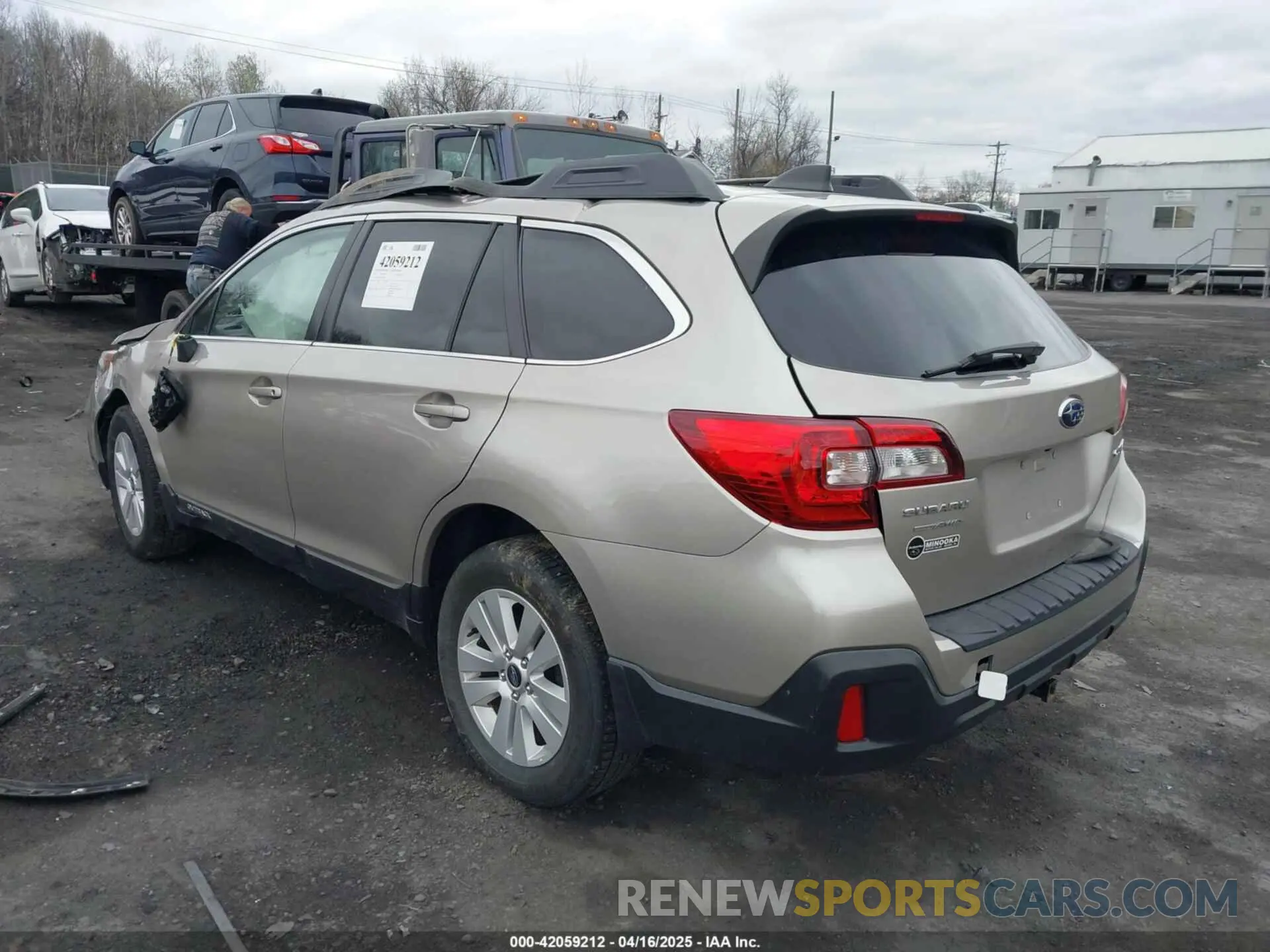 3 Photograph of a damaged car 4S4BSAFC1K3294404 SUBARU OUTBACK 2019