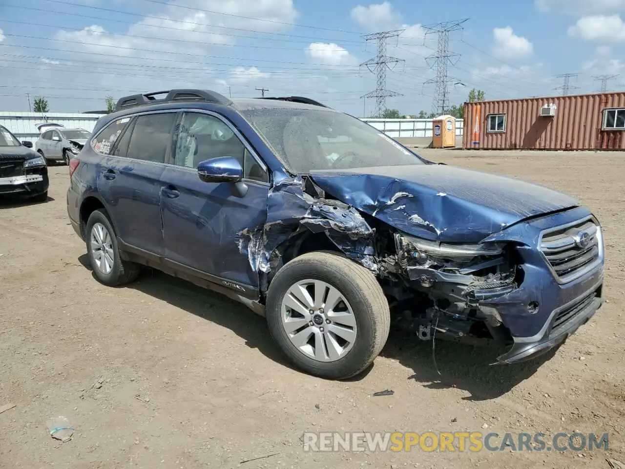 4 Photograph of a damaged car 4S4BSAFC1K3345254 SUBARU OUTBACK 2019