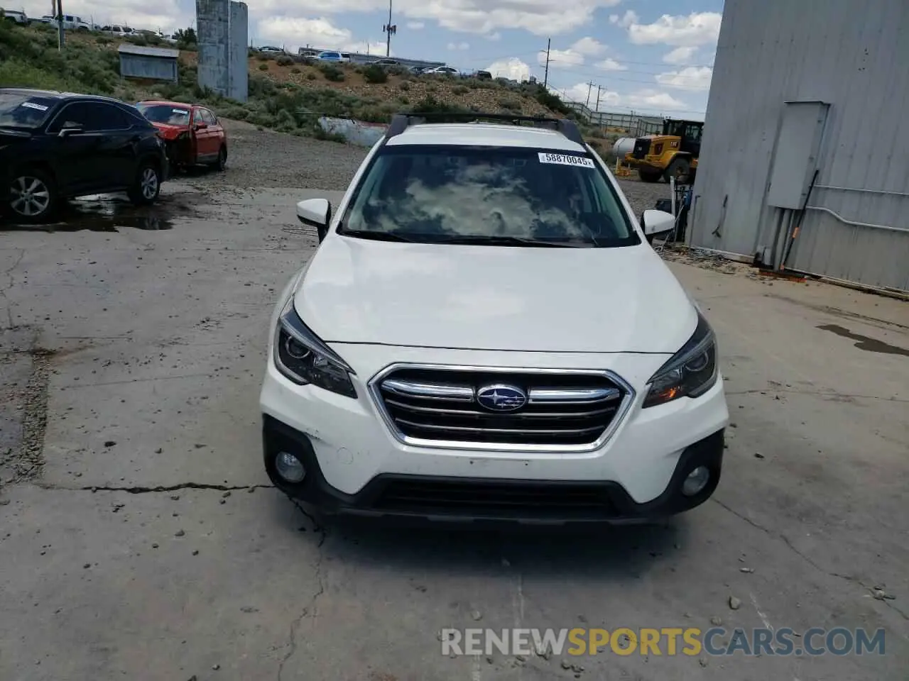5 Photograph of a damaged car 4S4BSAFC2K3205200 SUBARU OUTBACK 2019