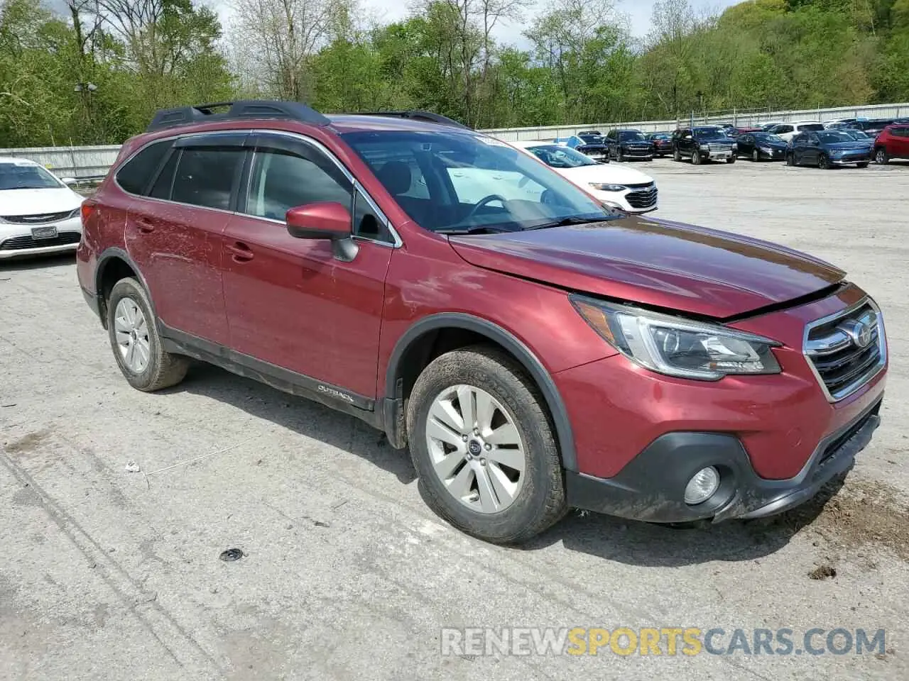 4 Photograph of a damaged car 4S4BSAFC2K3212535 SUBARU OUTBACK 2019