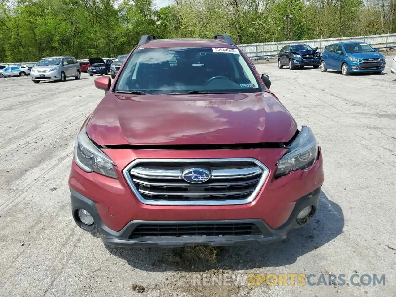 5 Photograph of a damaged car 4S4BSAFC2K3212535 SUBARU OUTBACK 2019