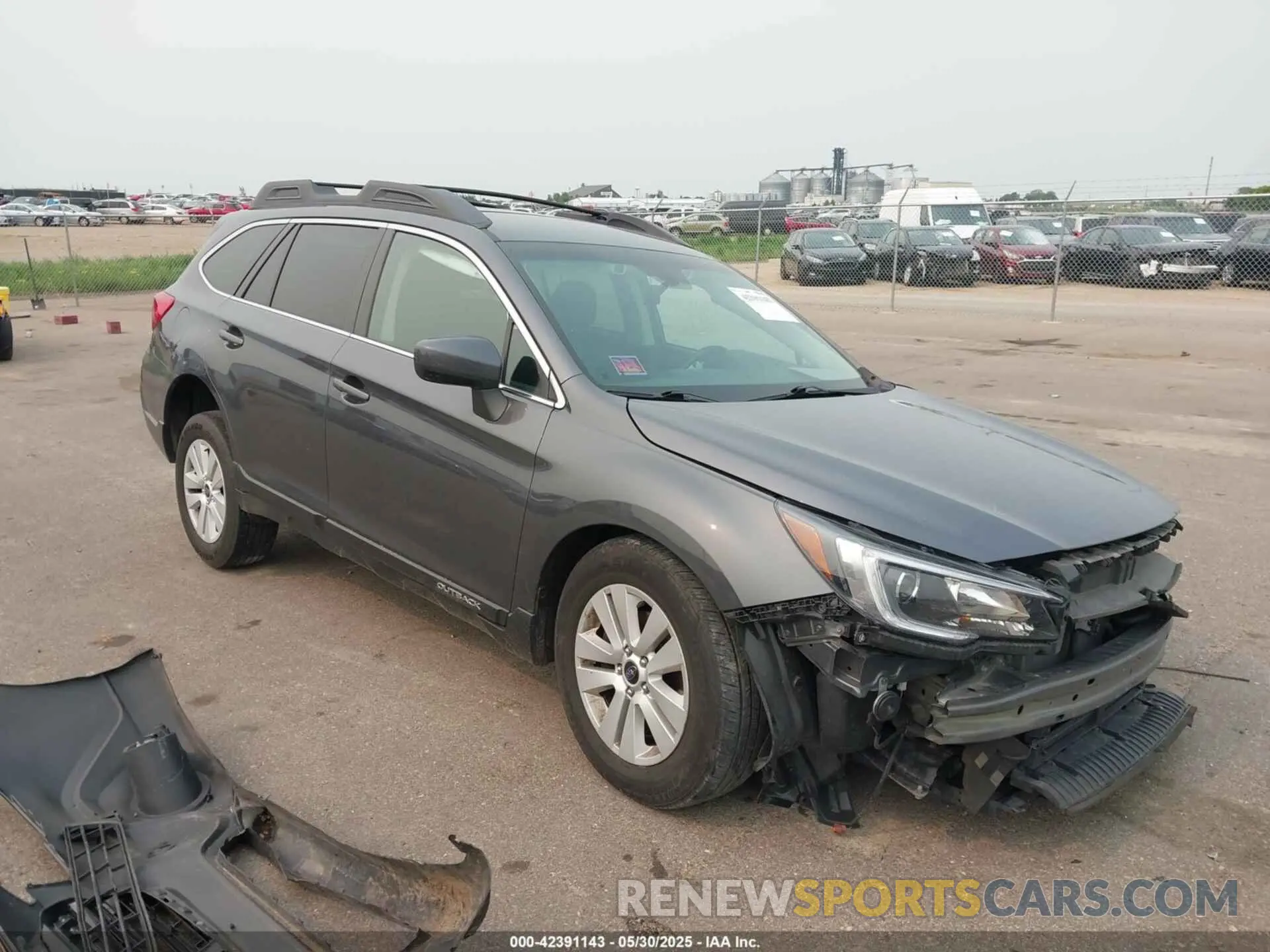 1 Photograph of a damaged car 4S4BSAFC2K3256826 SUBARU OUTBACK 2019