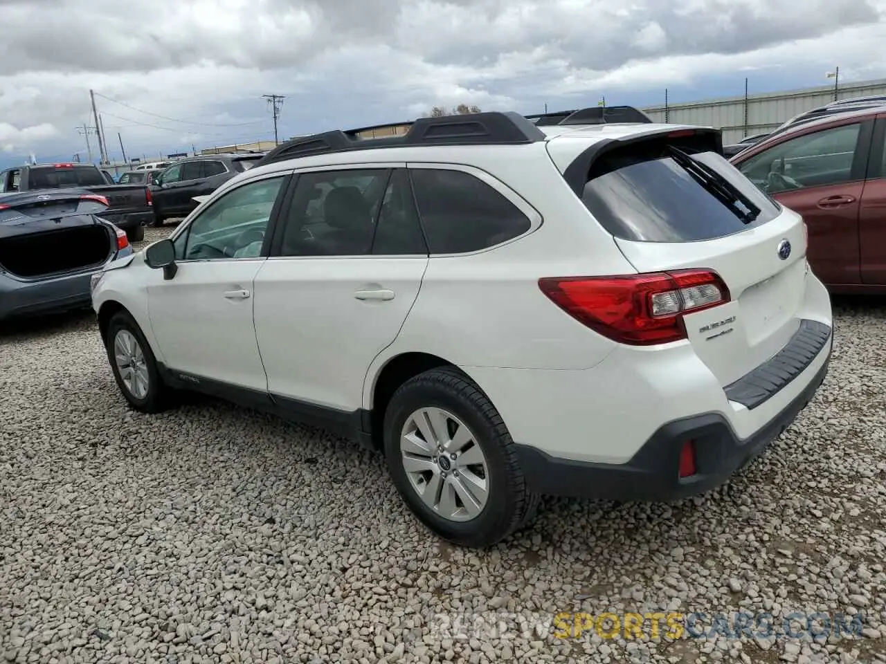 2 Photograph of a damaged car 4S4BSAFC2K3262268 SUBARU OUTBACK 2019