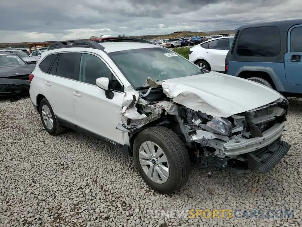 4 Photograph of a damaged car 4S4BSAFC2K3262268 SUBARU OUTBACK 2019