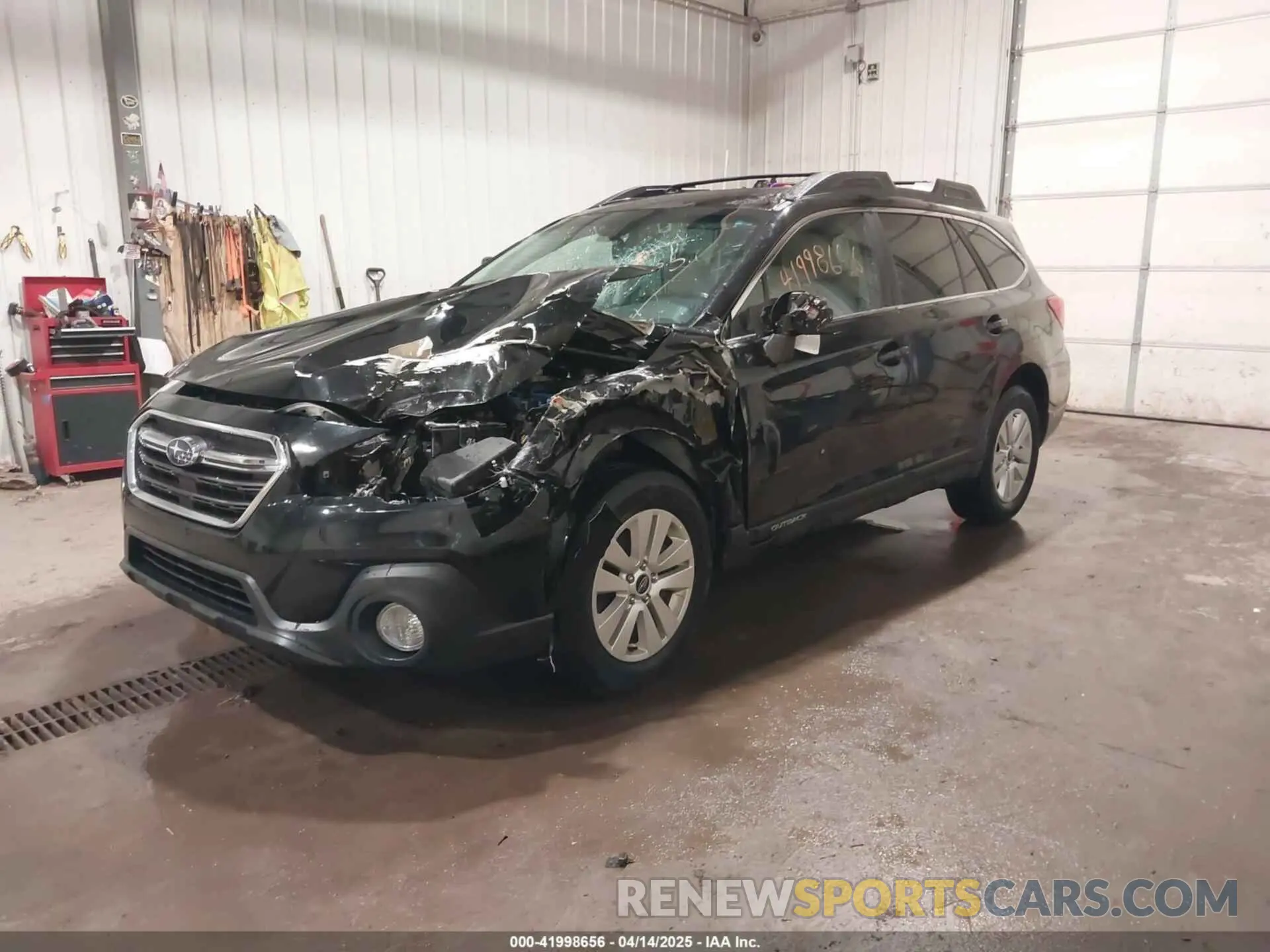 2 Photograph of a damaged car 4S4BSAFC2K3287171 SUBARU OUTBACK 2019