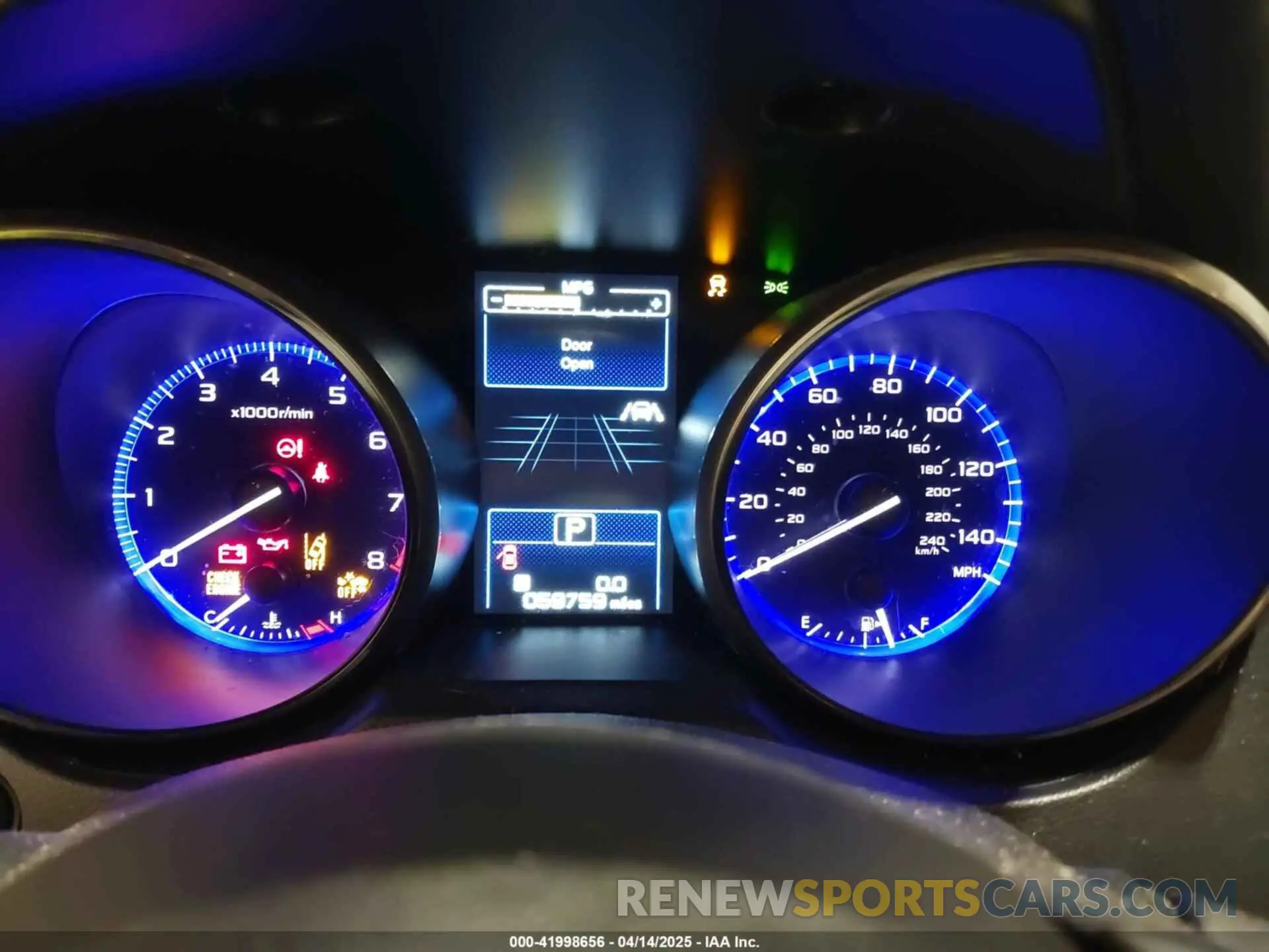7 Photograph of a damaged car 4S4BSAFC2K3287171 SUBARU OUTBACK 2019