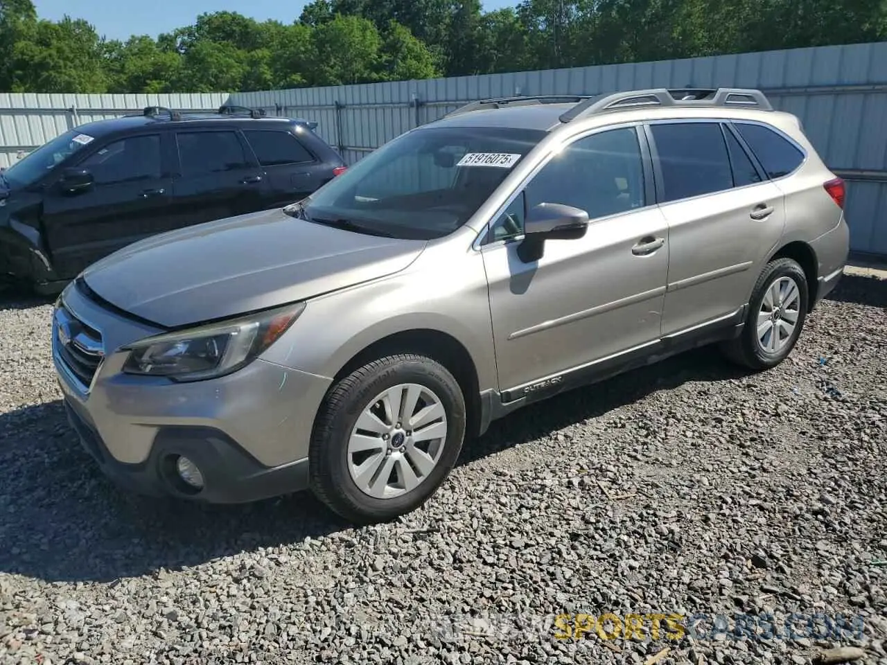 1 Photograph of a damaged car 4S4BSAFC2K3310612 SUBARU OUTBACK 2019