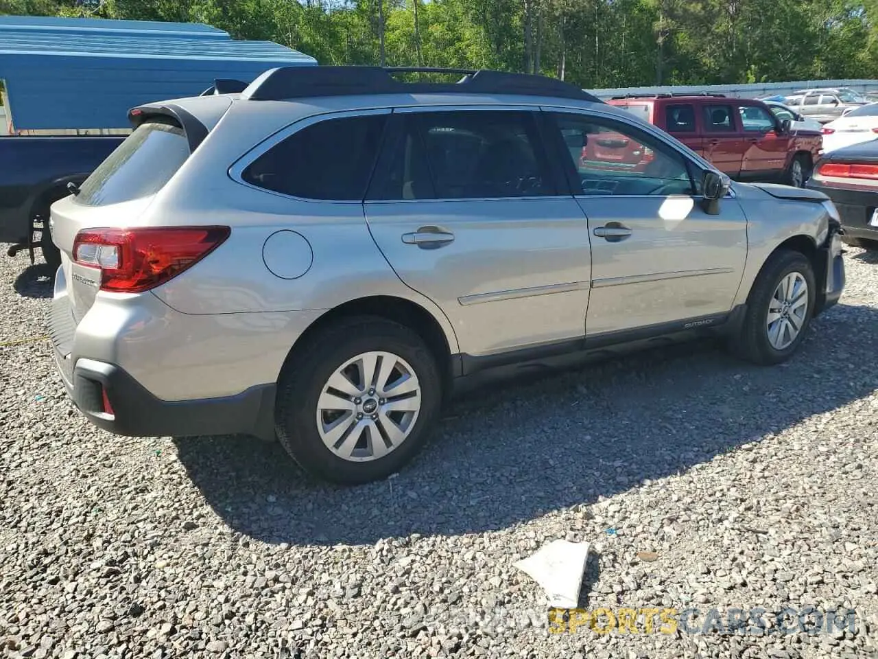 3 Photograph of a damaged car 4S4BSAFC2K3310612 SUBARU OUTBACK 2019