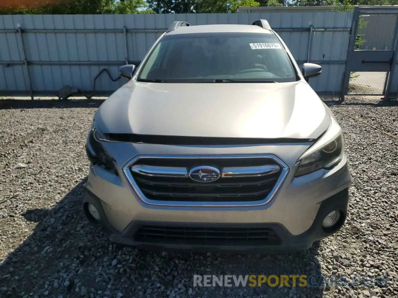 5 Photograph of a damaged car 4S4BSAFC2K3310612 SUBARU OUTBACK 2019