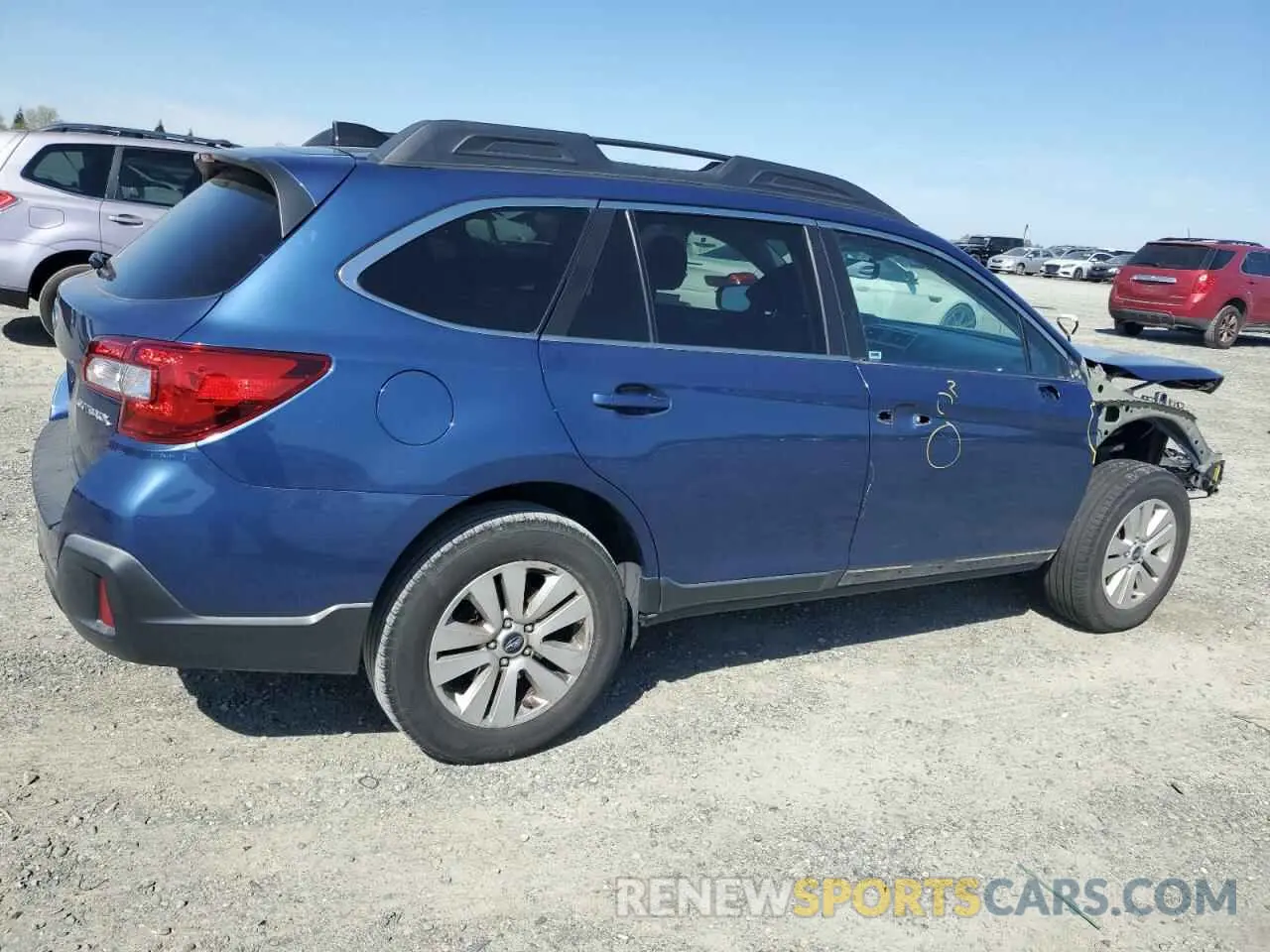 3 Photograph of a damaged car 4S4BSAFC2K3315728 SUBARU OUTBACK 2019
