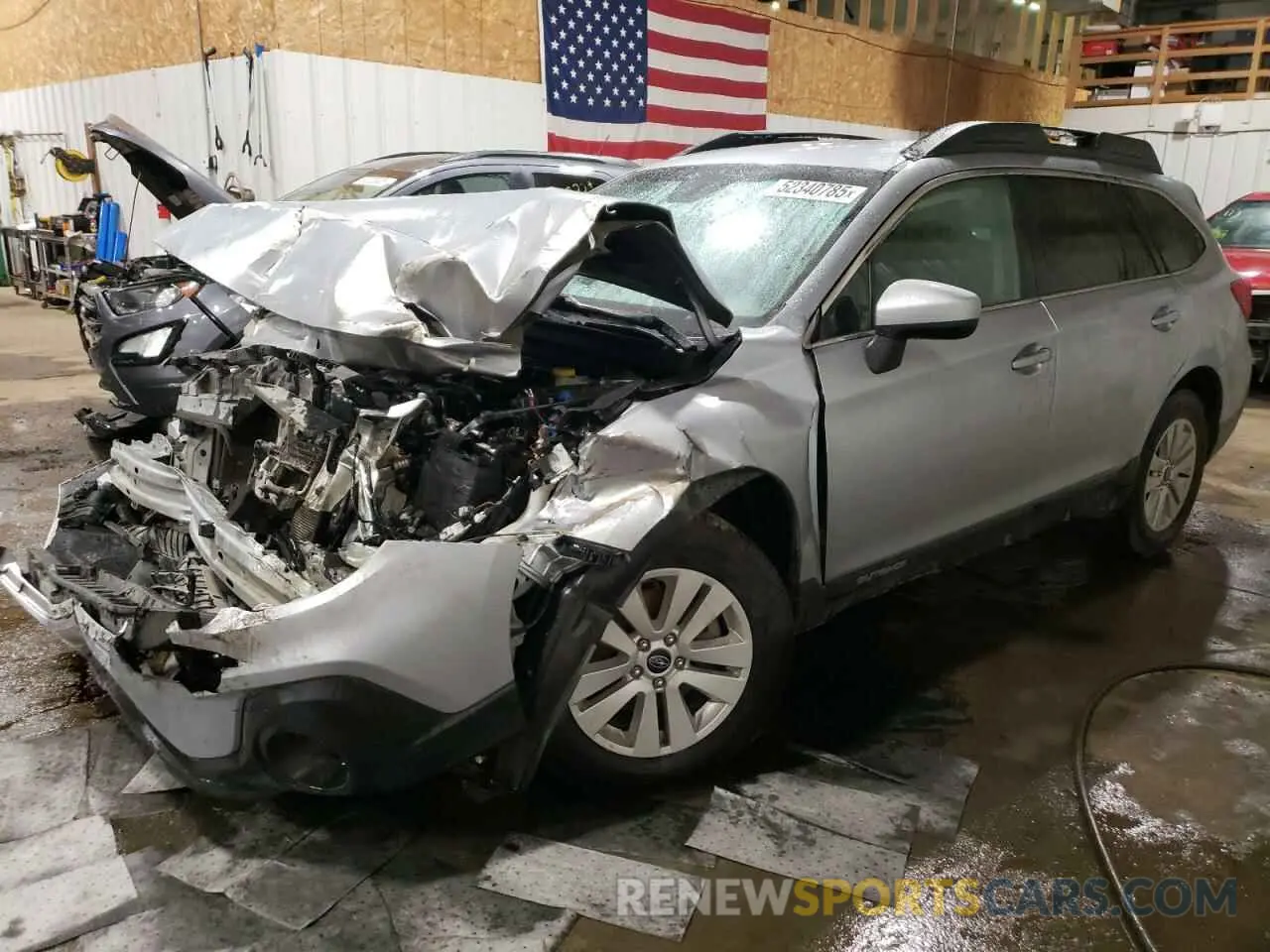 1 Photograph of a damaged car 4S4BSAFC2K3325577 SUBARU OUTBACK 2019