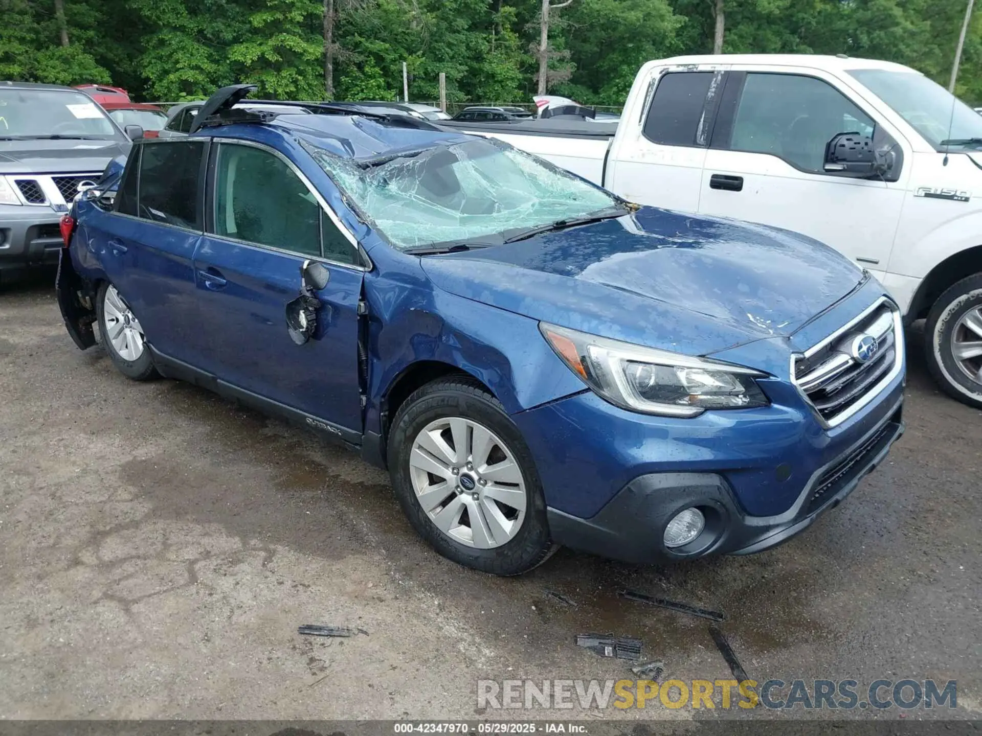 1 Photograph of a damaged car 4S4BSAFC2K3331945 SUBARU OUTBACK 2019