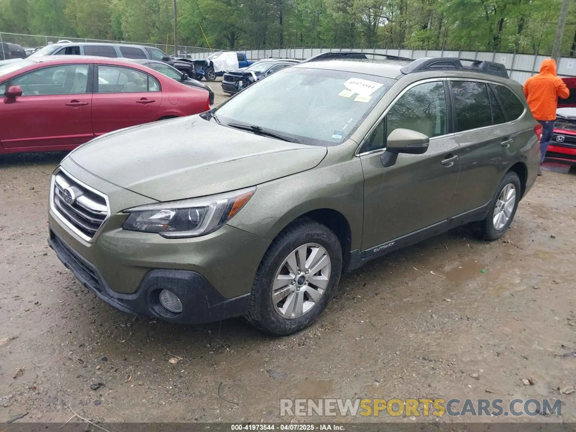 2 Photograph of a damaged car 4S4BSAFC2K3356134 SUBARU OUTBACK 2019