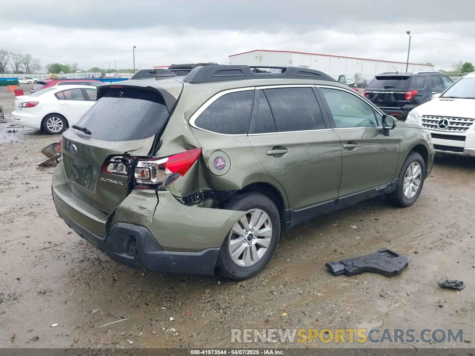 6 Photograph of a damaged car 4S4BSAFC2K3356134 SUBARU OUTBACK 2019