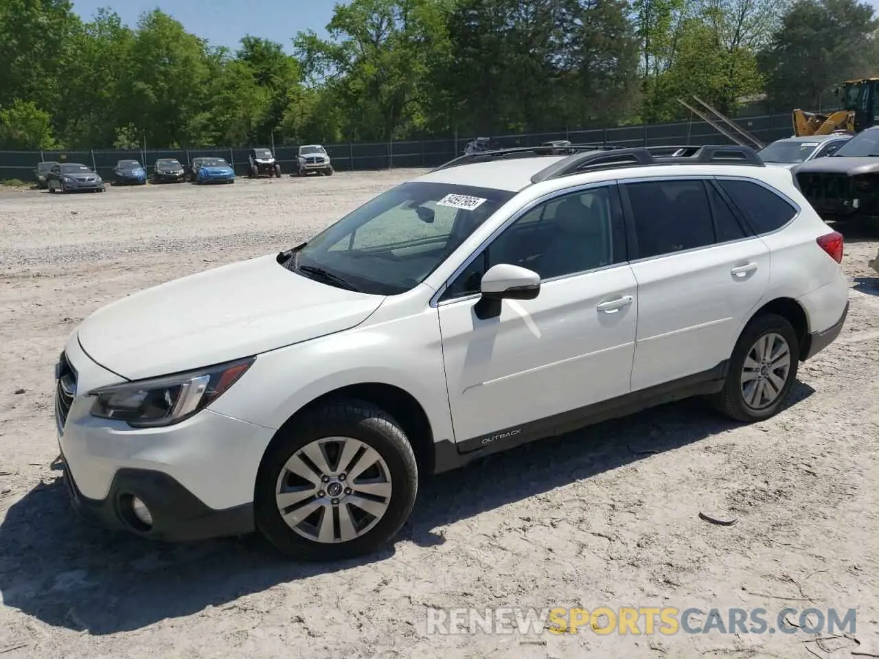 1 Photograph of a damaged car 4S4BSAFC2K3384631 SUBARU OUTBACK 2019