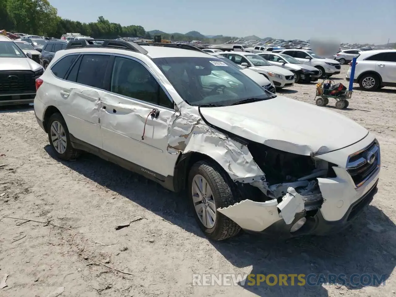 4 Photograph of a damaged car 4S4BSAFC2K3384631 SUBARU OUTBACK 2019