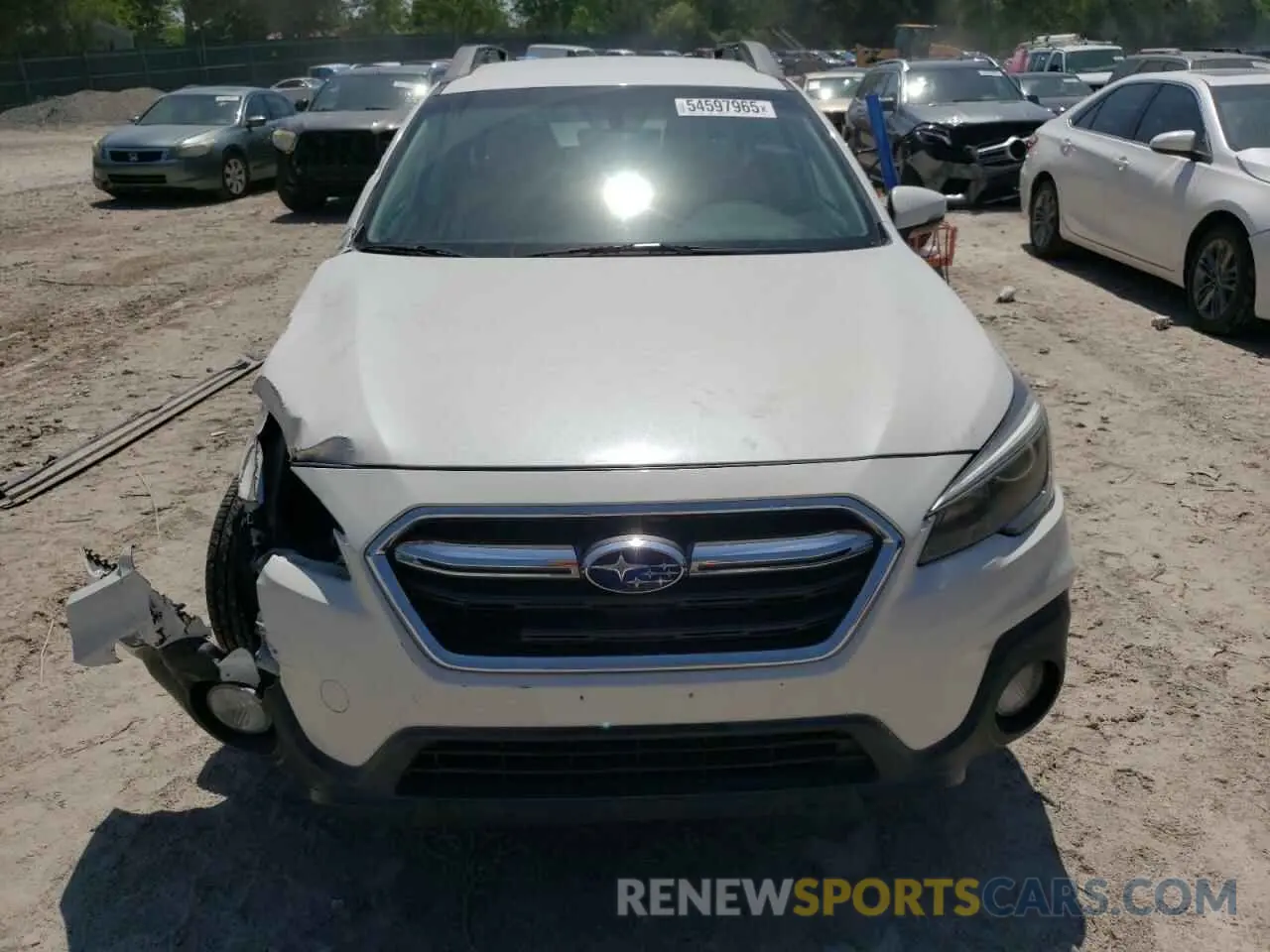 5 Photograph of a damaged car 4S4BSAFC2K3384631 SUBARU OUTBACK 2019
