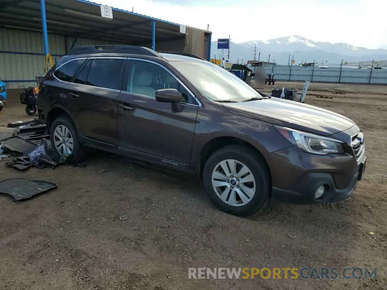 4 Photograph of a damaged car 4S4BSAFC2K3394415 SUBARU OUTBACK 2019