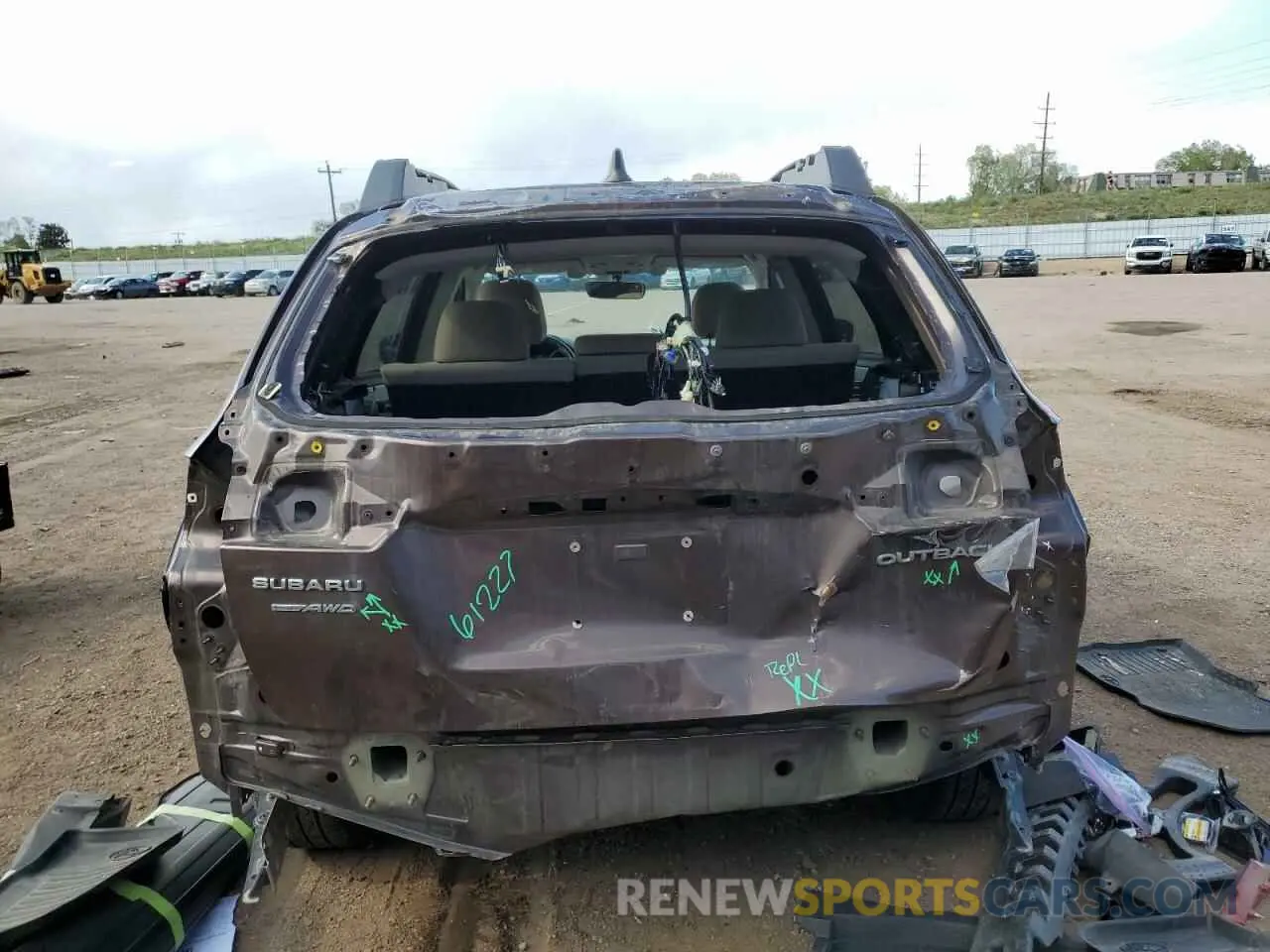 6 Photograph of a damaged car 4S4BSAFC2K3394415 SUBARU OUTBACK 2019