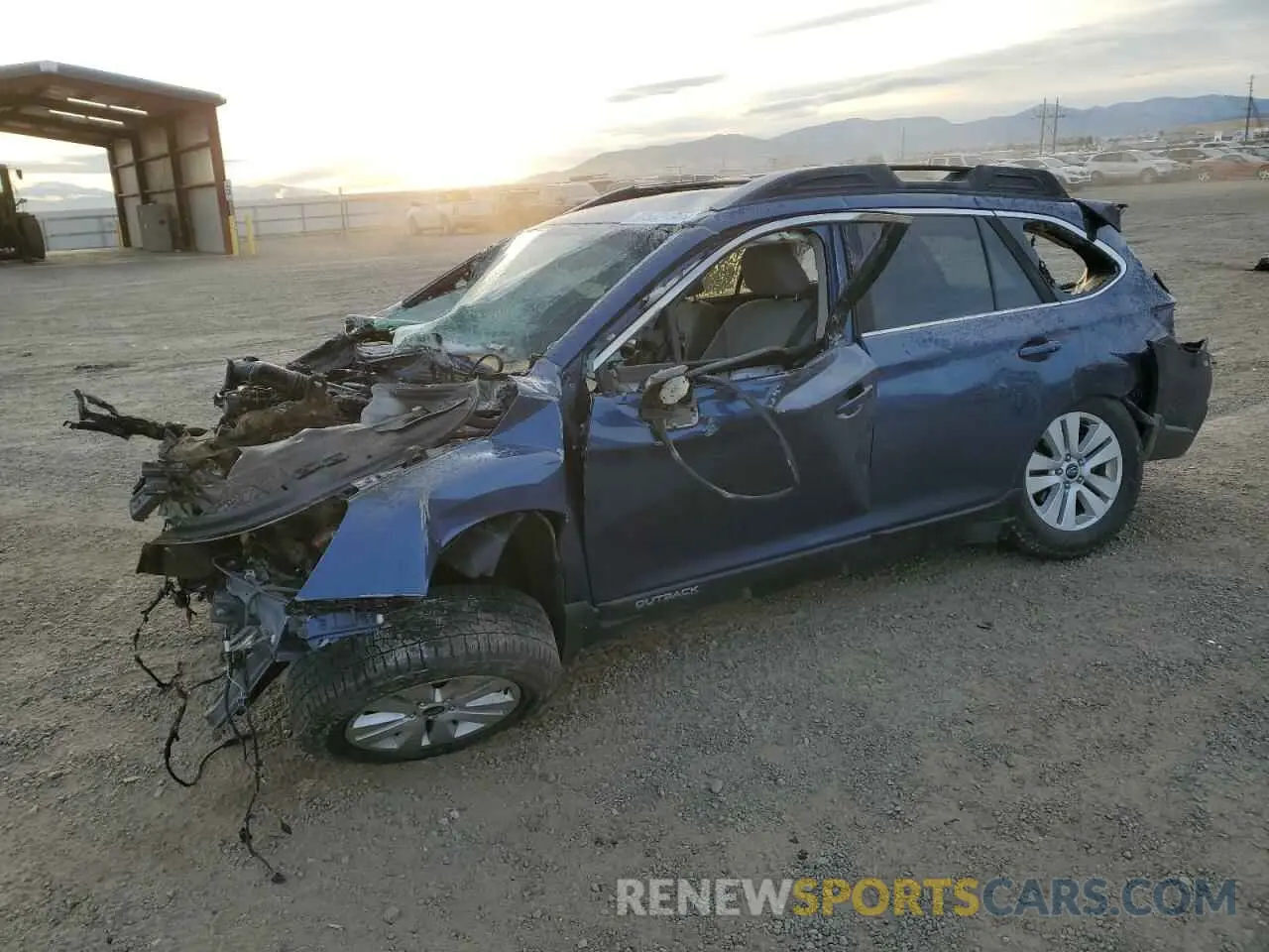 1 Photograph of a damaged car 4S4BSAFC3K3225567 SUBARU OUTBACK 2019