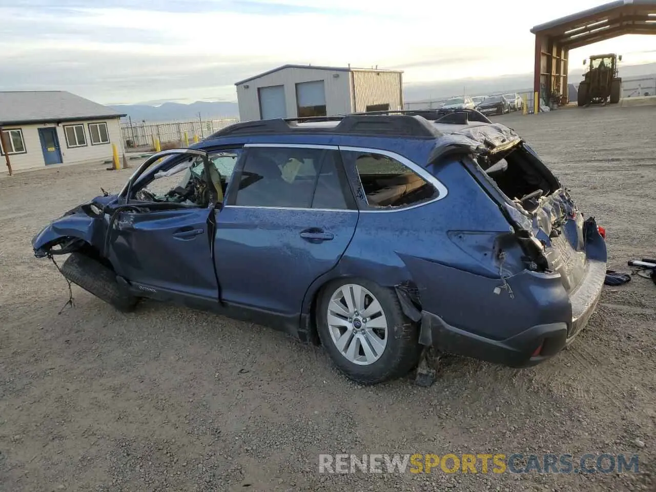 2 Photograph of a damaged car 4S4BSAFC3K3225567 SUBARU OUTBACK 2019