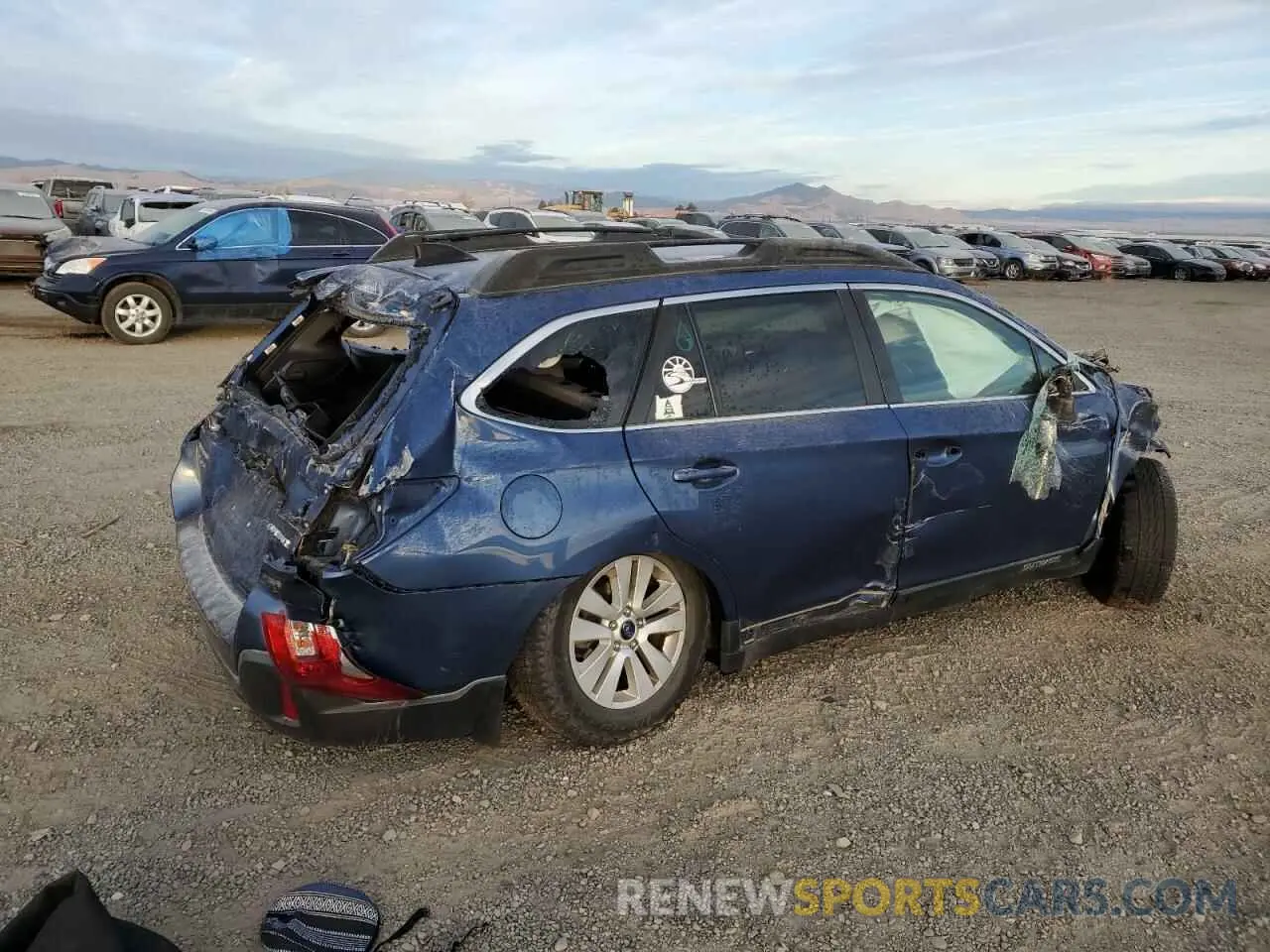 3 Photograph of a damaged car 4S4BSAFC3K3225567 SUBARU OUTBACK 2019