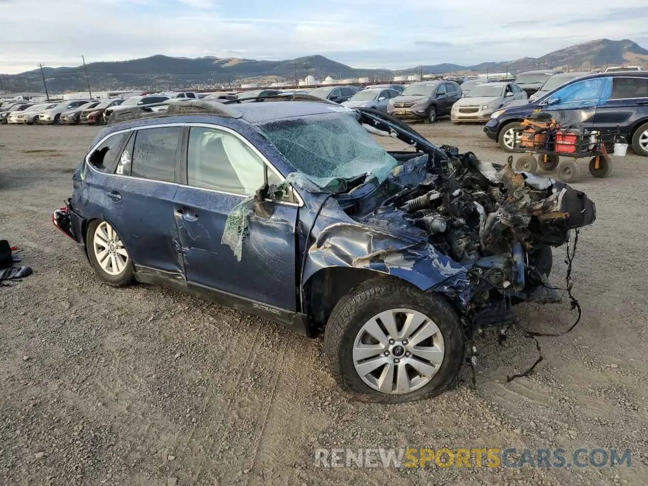 4 Photograph of a damaged car 4S4BSAFC3K3225567 SUBARU OUTBACK 2019