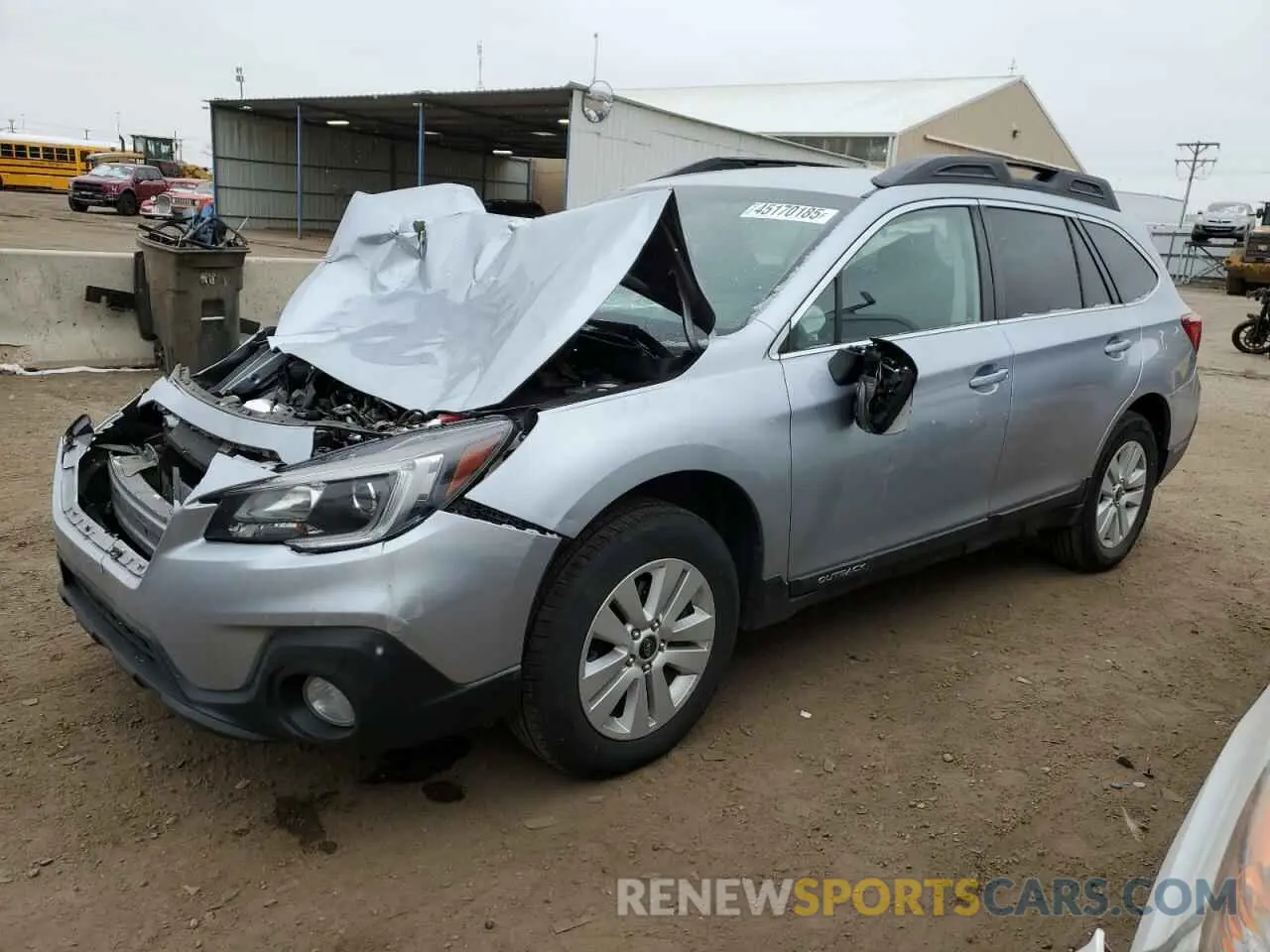 1 Photograph of a damaged car 4S4BSAFC3K3264756 SUBARU OUTBACK 2019