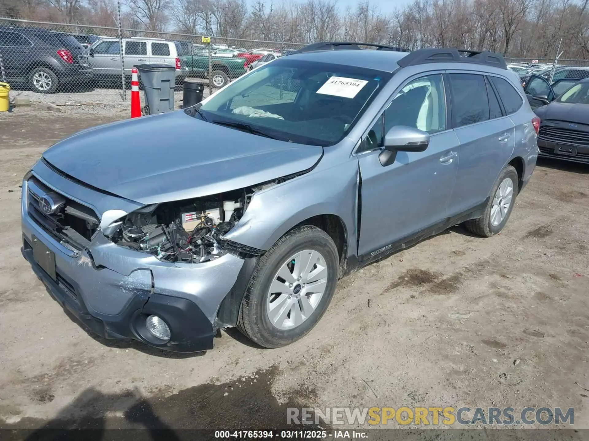 2 Photograph of a damaged car 4S4BSAFC3K3268578 SUBARU OUTBACK 2019