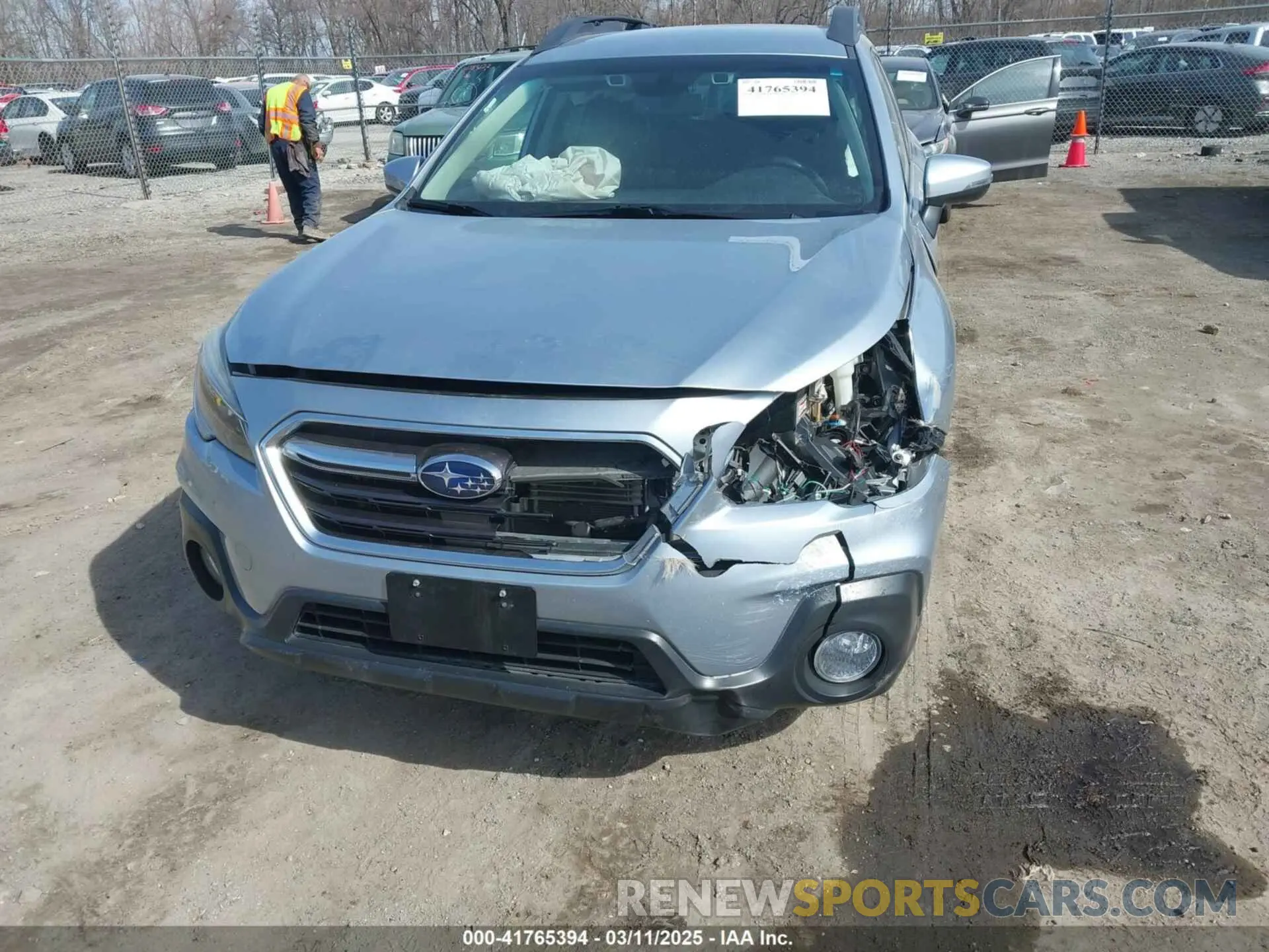 6 Photograph of a damaged car 4S4BSAFC3K3268578 SUBARU OUTBACK 2019