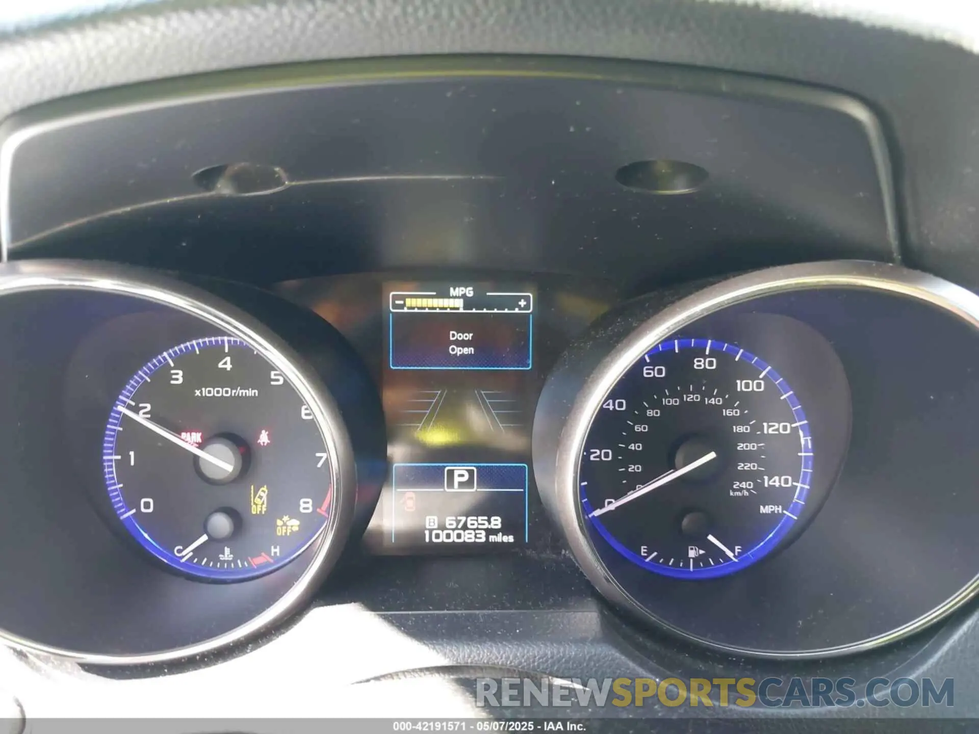 7 Photograph of a damaged car 4S4BSAFC3K3308318 SUBARU OUTBACK 2019