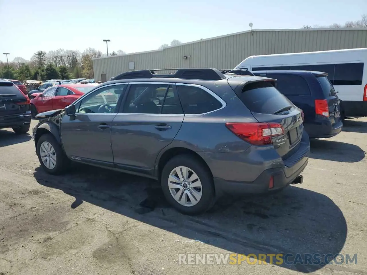 2 Photograph of a damaged car 4S4BSAFC3K3335678 SUBARU OUTBACK 2019
