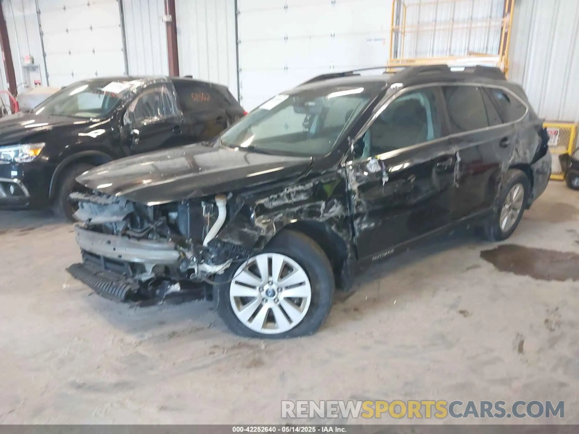 2 Photograph of a damaged car 4S4BSAFC4K3217719 SUBARU OUTBACK 2019