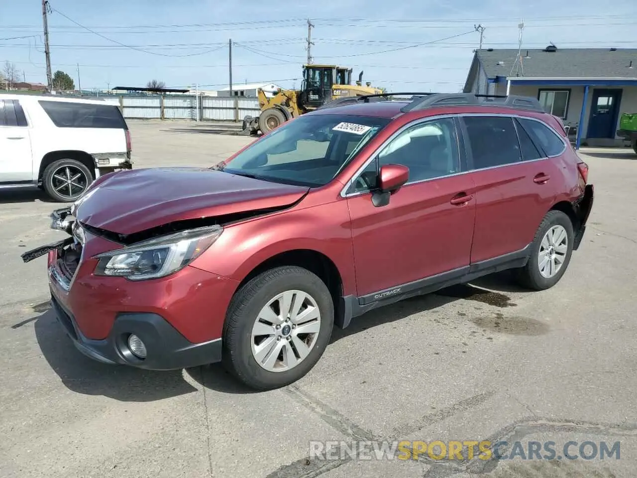1 Photograph of a damaged car 4S4BSAFC4K3236500 SUBARU OUTBACK 2019