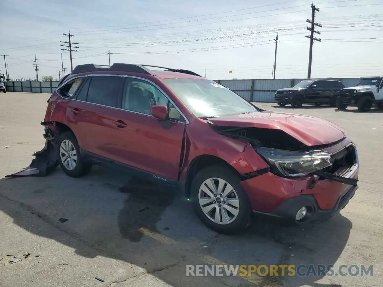 4 Photograph of a damaged car 4S4BSAFC4K3236500 SUBARU OUTBACK 2019