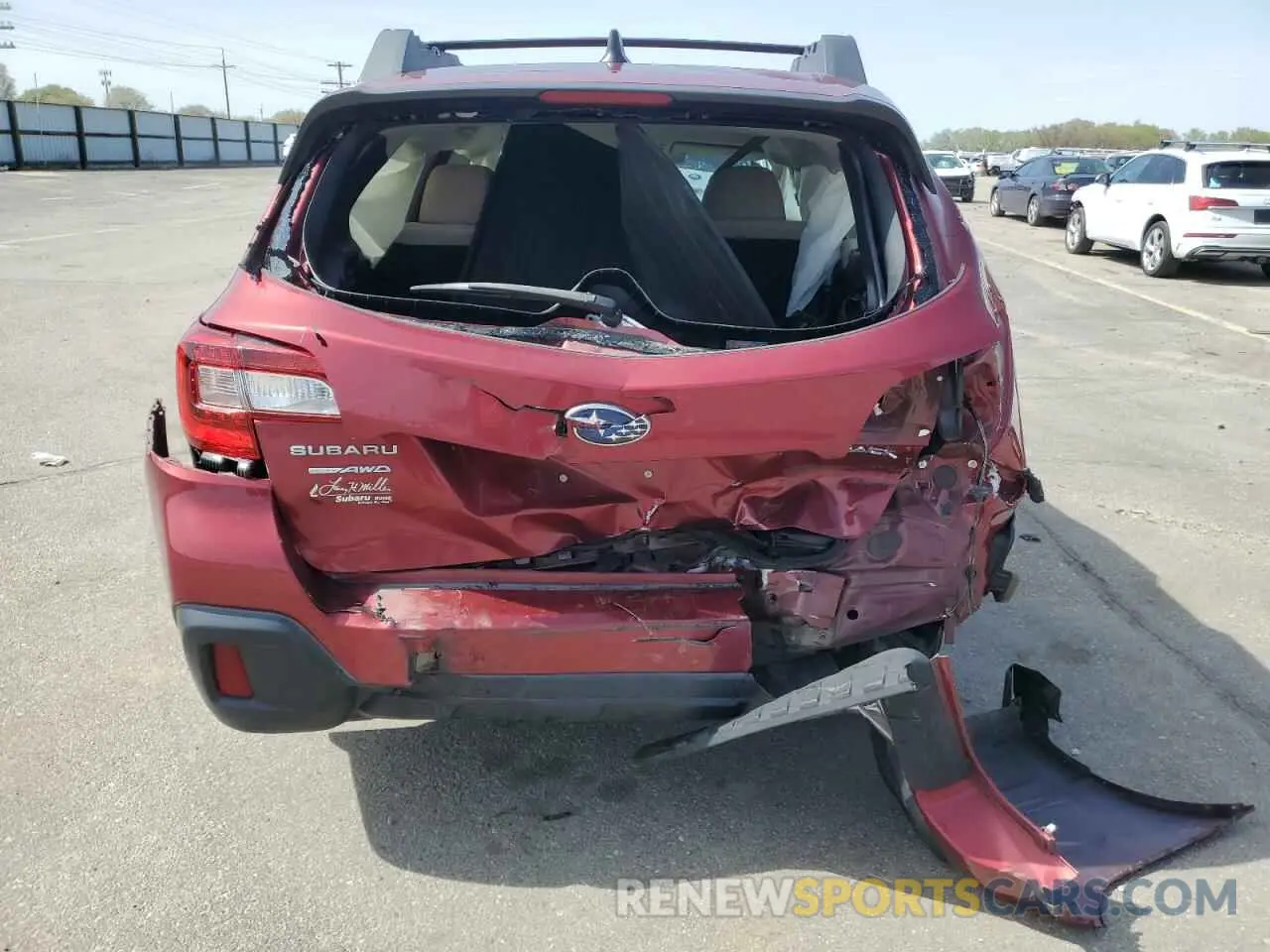 6 Photograph of a damaged car 4S4BSAFC4K3236500 SUBARU OUTBACK 2019