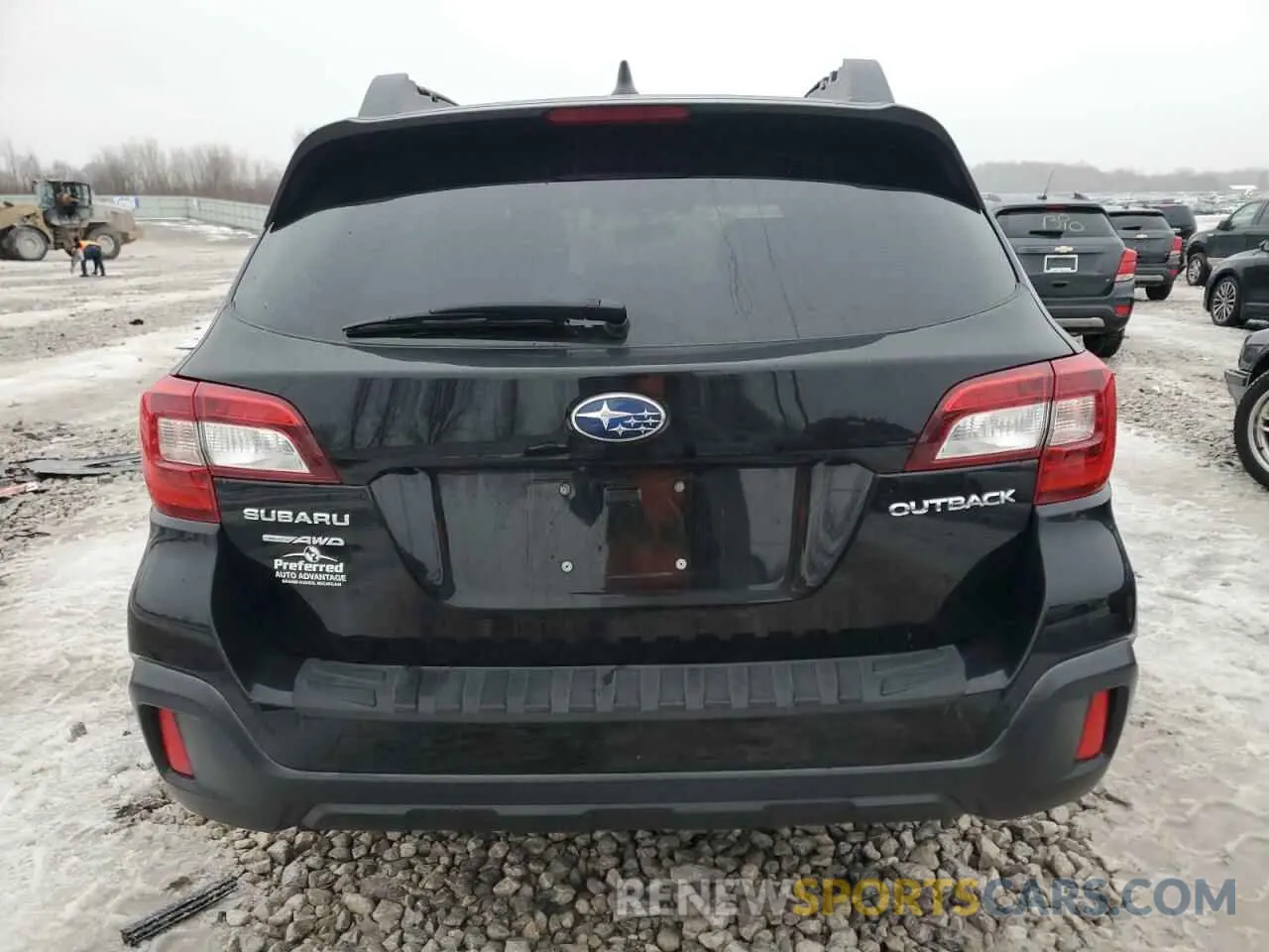 6 Photograph of a damaged car 4S4BSAFC4K3270176 SUBARU OUTBACK 2019
