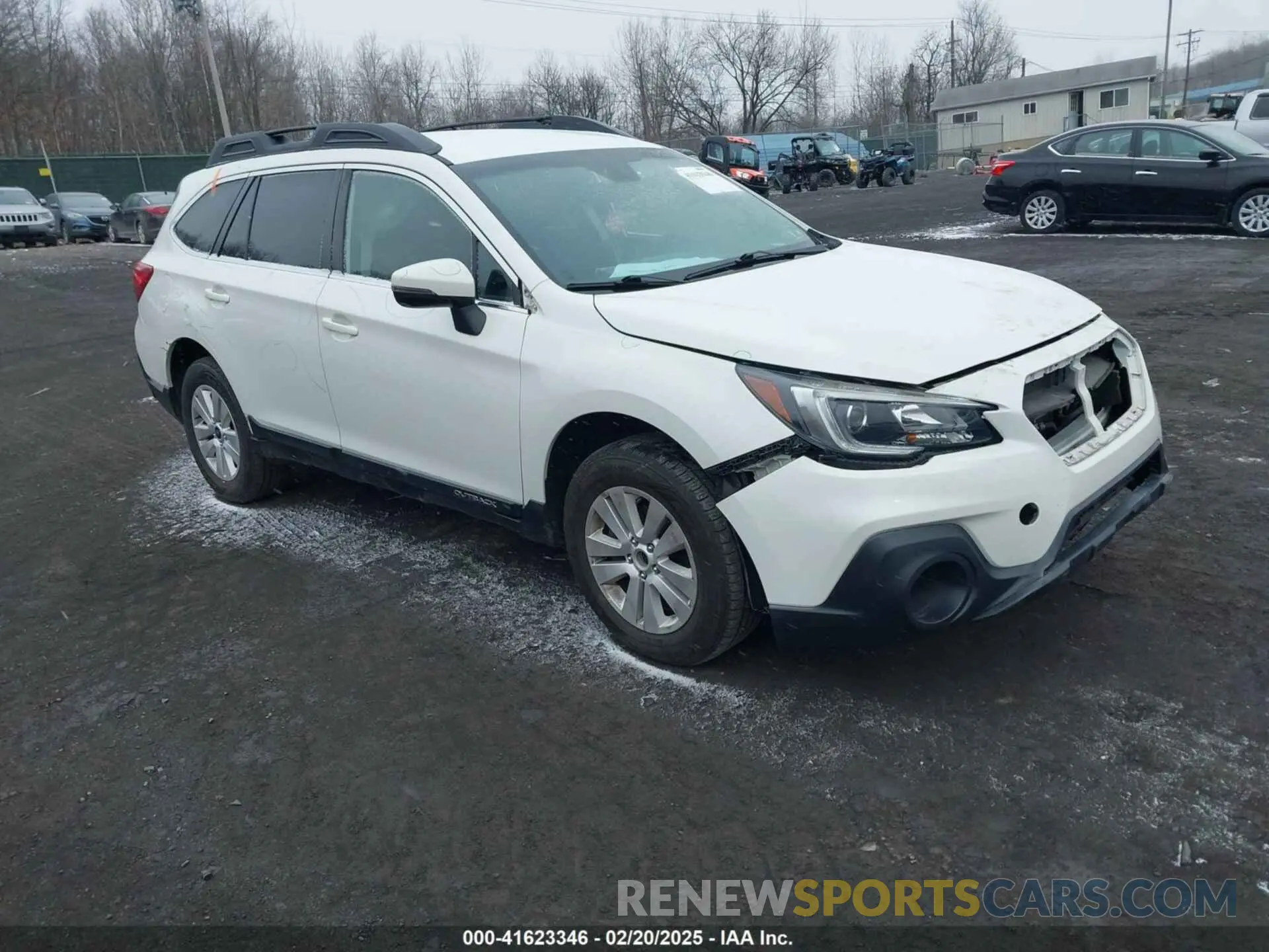 1 Photograph of a damaged car 4S4BSAFC4K3287026 SUBARU OUTBACK 2019